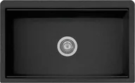 Zlewozmywaki - Zlew PLADOS LUX 84.10 CZARNY METAL (black metalik 44) (LX841044) - miniaturka - grafika 1