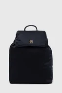 Plecaki - Tommy Hilfiger plecak damski kolor granatowy duży gładki - miniaturka - grafika 1