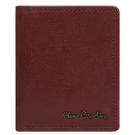 Portfele - PIERRE CARDIN portfel męski 314-EKO06 bordowy - miniaturka - grafika 1