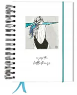 Zeszyty szkolne - Bullet journal 180 stron notatnik zeszyt w kropki A5+ notes - miniaturka - grafika 1