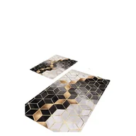 Dywaniki łazienkowe - Dywaniki łazienkowe zestaw 2 szt. Optic1 – Mila Home - miniaturka - grafika 1