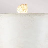 Lampy stojące - Elstead Lampa stołowa Petra w kolorze antycznej bieli - miniaturka - grafika 1