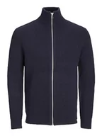 Swetry damskie - JACK&JONES RDDWALT Kardigan SN Kardigan, Navy Blazer, XXL, granatowy blezer, XXL - miniaturka - grafika 1