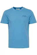 Koszulki męskie - CASUAL FRIDAY Męski t-shirt CFThor z nadrukiem klatki piersiowej, 174030/Silver Lake Blue, XL, 174030 / Silver Lake Blue, XL - miniaturka - grafika 1