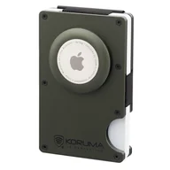 Etui na dokumenty i karty - Aluminiowe etui na karty z miejscem na AirTag od Apple (zielony) - miniaturka - grafika 1