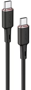 Acefast kabel USB Typ C - USB Typ C 1,2m, 60W (20V/3A) czarny (C2-03 black) C2-03-C-C black - Kable USB - miniaturka - grafika 1
