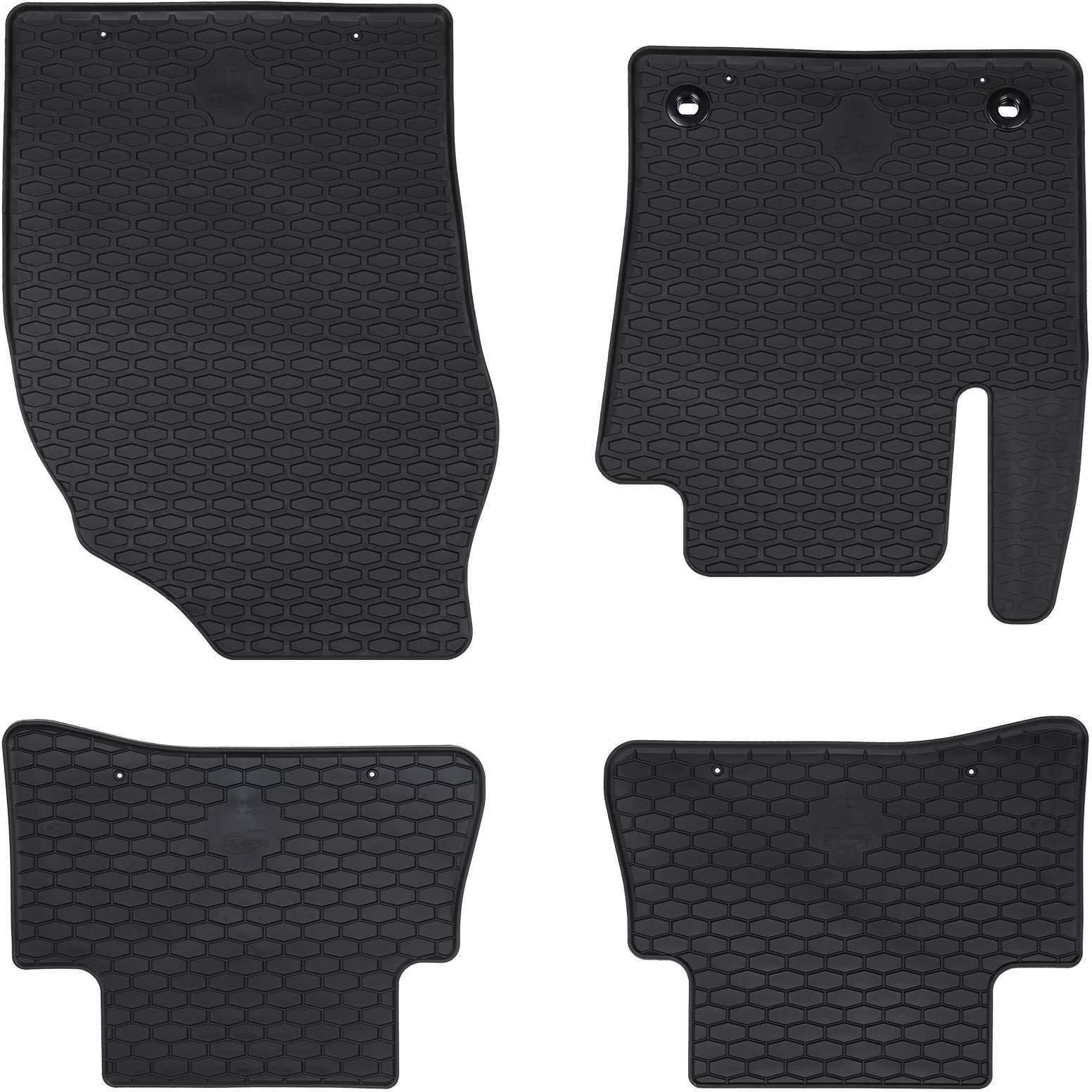vidaXL Mata samochodowa 4 pcs Czarny pasuje do Toyoty C-HR hybrydowej