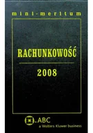 Finanse, księgowość, bankowość - Rachunkowość 2008 - miniaturka - grafika 1