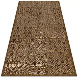 Dywan na taras do ogrodu na balkon Plemienny wzór 80x120 cm - Dywany zewnętrzne - miniaturka - grafika 1