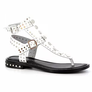 Białe sandały japonki CARINII - Carinii - Sandały damskie - miniaturka - grafika 1