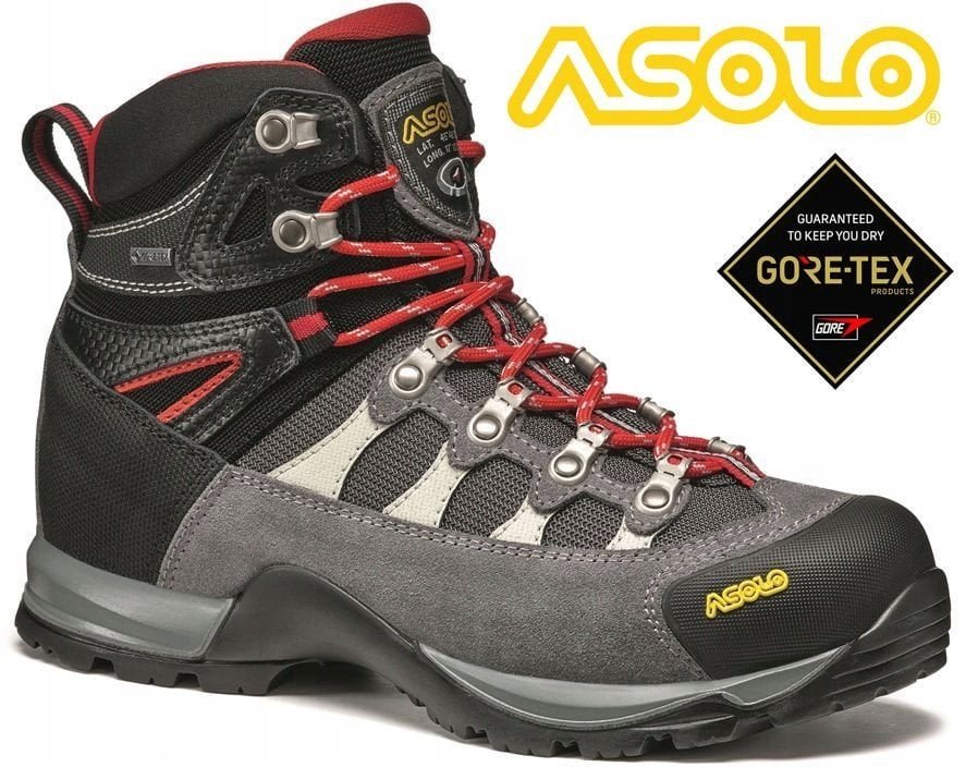 Buty GORE TEX damskie Asolo Stynger GTX - grey/gun metal