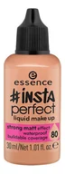 Podkłady do twarzy - Essence #INSTA PERFECT Liquid Make Up - Wodoodporny, matujący podkład w płynie - 80 - #HOT CHOCOLATE ESSPMWPPL-WPL-03 - miniaturka - grafika 1