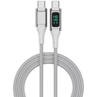 Kabel USB-C - USB-C 4SMARTS DigitCord 100W 1.5 m Biały - Kable USB - miniaturka - grafika 1
