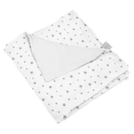 Koce i narzuty dla dzieci - Biały muślinowy koc dziecięcy 75x75 cm – Bébé Douceur - miniaturka - grafika 1