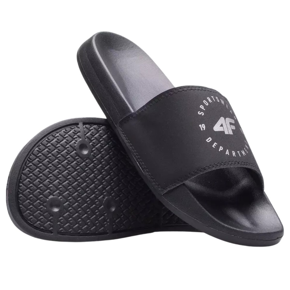 Klapki damskie na basen 4F 4FWSS26FSLIF096-20S Czarny 36