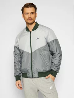 Kurtki męskie - Nike Kurtka bomber Sportswear CZ9998 Szary Loose Fit - grafika 1