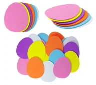 Wielkanoc - Dekoracje piankowe Kolorowe Jajka 10,5 cm 18 sztuk Shan SK01 - miniaturka - grafika 1