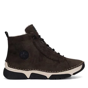 Botki Rieker 45912-25 Brązowy - Botki damskie - miniaturka - grafika 1