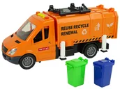Samochody i pojazdy dla dzieci - Śmieciarka - Leantoys - miniaturka - grafika 1