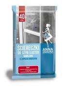 Inne artykuły czyszczące - Staples Staples ściereczki nawilżane do szyb i luster anna zaradna 40/p PP0285 - miniaturka - grafika 1