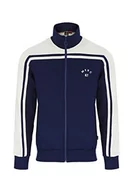 Bluzy męskie - Merc Vassar Bluza męska, Ciemny niebieski, L - miniaturka - grafika 1