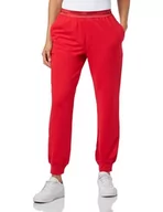 Spodnie sportowe damskie - Calvin Klein Spodnie dresowe damskie, Czerwony, L - miniaturka - grafika 1