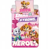Pościel dla dzieci - Psi Patrol Skye Pościel Dziecięca 100x135 Różowa Bawełna - miniaturka - grafika 1