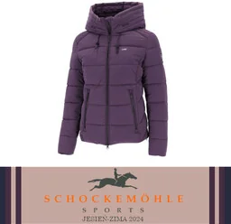 Schockemohle Kurtka zimowa damska SPFenja AW24 - deep mauve - Kurtki jeździeckie - miniaturka - grafika 1