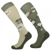 Skarpetki jeździeckie - Comodo Podkolanówki jeździeckie OWCE - miniaturka - grafika 1