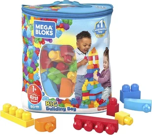 Fisher Price Klocki Mega Bloks 80 Elementów 1+ - Klocki - miniaturka - grafika 1