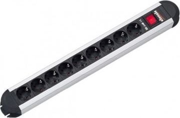 Listwa zasilająca Bachmann 9x 9 gniazd czarna