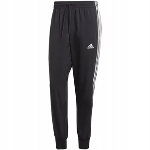 Spodnie męskie adidas Aerorady Essentials Tapered Cuff Woven 3-Stripes czar - Dresy męskie - miniaturka - grafika 1