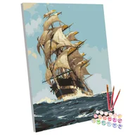 Malowanie po numerach - Zestaw do malowania po numerach, 40x50 cm, Statek - miniaturka - grafika 1