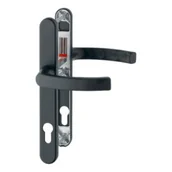 Klamki - Liege - Komplet klamek na szyldzie 30 mm, czarny mat - miniaturka - grafika 1