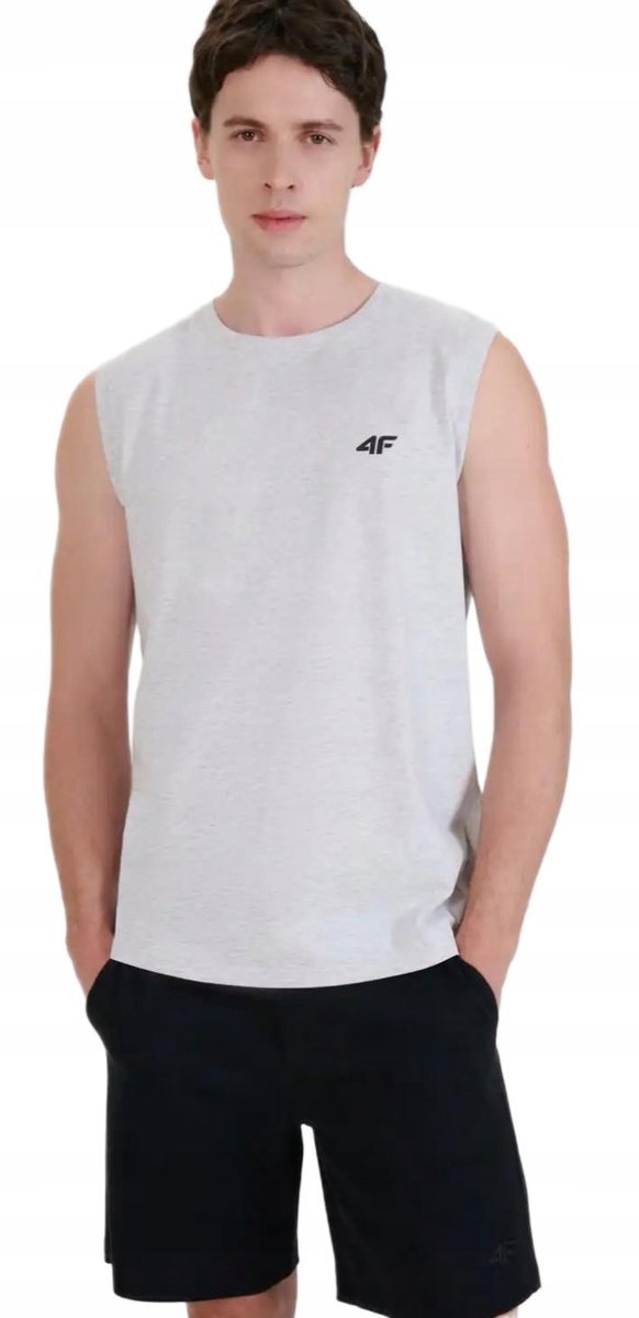 KOSZULKA MĘSKA 4F BEZRĘKAWNIK SLEM125 TSHIRT TOP PODKOSZULEK r. S