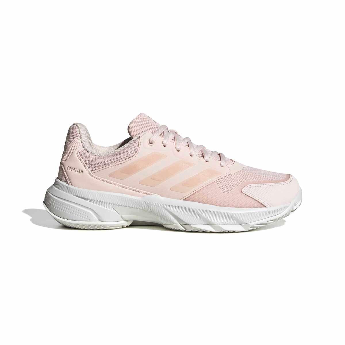 Damskie buty tenisowe adidas Courtjam Control 3 Clay Tennis Shoes Wonder Quartz/Crystal White EUR 39 1/3