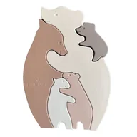 Układanki dla dzieci - Petu Petu silikonowe puzzle układanka Bears Rose - miniaturka - grafika 1