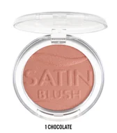 Róże do policzków - HEAN Satin, róż do twarzy satynowy, 1 Chocolate, 3,6 g - miniaturka - grafika 1