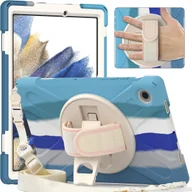Etui do tabletów - Etui do Samsung Galaxy Tab A8 10.5" z Paskiem na Ramię Niebieskie - miniaturka - grafika 1