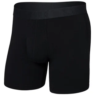 Bokserki Saxx Droptemp Cooling Cotton Boxer Brief Fly Rozmiar: M / Kolor: czarny/biały - Majtki męskie - miniaturka - grafika 1