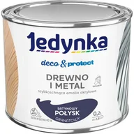 Emalie - Farba akrylowa Jedynka DecoProtect Drewno i Metal Satynowy Połysk Granatowy 0,2 l - miniaturka - grafika 1