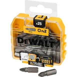 DeWalt Zestaw bitów DeWalt PZ2 25 szt. DT71521-QZ - Klucze i nasadki - miniaturka - grafika 1