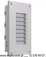 Akcesoria do domofonów i wideodomofonów - Osłona wandaloodporna na moduł dodatkowy 8 przycisk - miniaturka - grafika 1