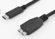 Kable USB - Kabel USB PremiumCord USB-C - micro-B 0.6 m Czarny (ku31cmb06bk) - miniaturka - grafika 1