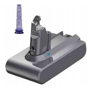 Bateria zamiennik Dyson V6 + filtr DC58 DC59 6000mAh 21.6V - Akcesoria do odkurzaczy - miniaturka - grafika 1
