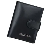 Portfele - PIERRE CARDIN skórzane etui, wizytownik czarny YS520 - miniaturka - grafika 1
