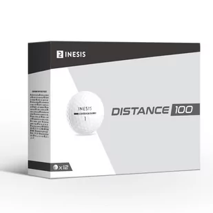 Piłka do golfa Inesis Distance 100 x12 - Golf - miniaturka - grafika 1