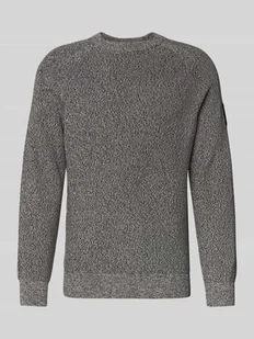 Sweter z dzianiny o kroju regular fit z czystej bawełny - Swetry męskie - miniaturka - grafika 1