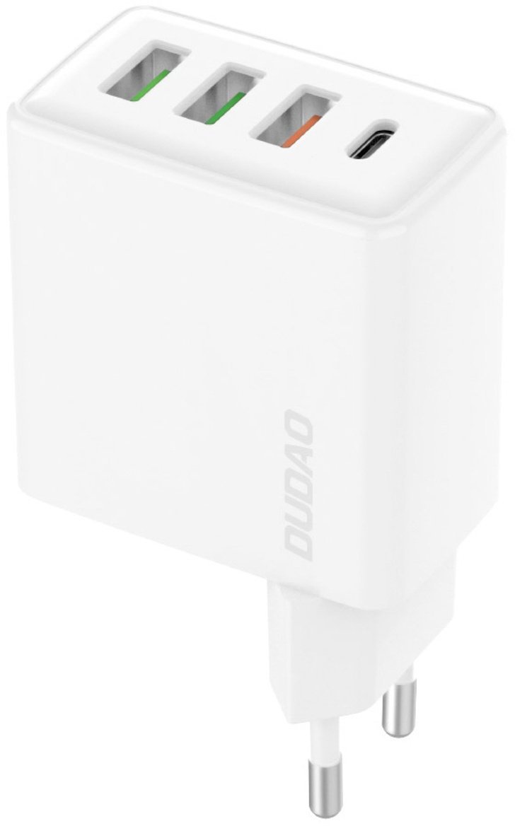 Ładowarka sieciowa USB-A USB-C PD QC 20W - biała Ładowarka sieciowa USB-A USB-C PD QC 20W - biała