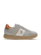 Trampki męskie - U.S. Polo Assn. Sneakersy w kolorze szarym - miniaturka - grafika 1